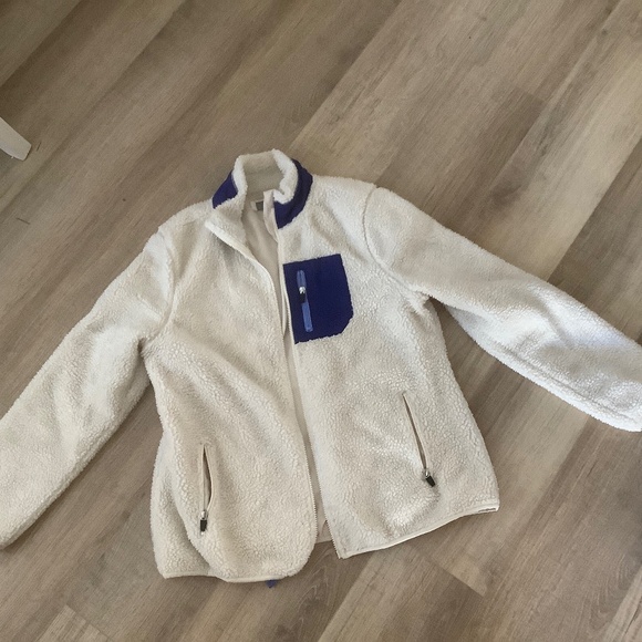 Old navy Sherpa zip jacket - Picture 1 of 4